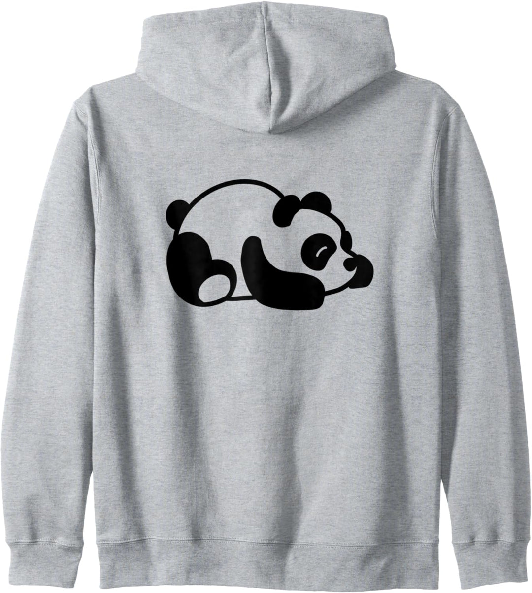 Panda liegend Kapuzenjacke