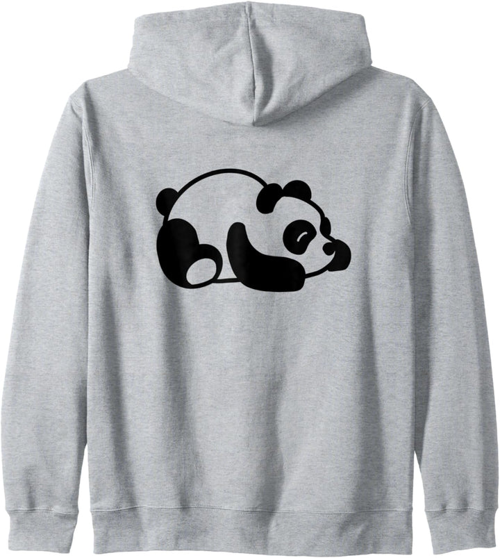 Panda liegend Kapuzenjacke