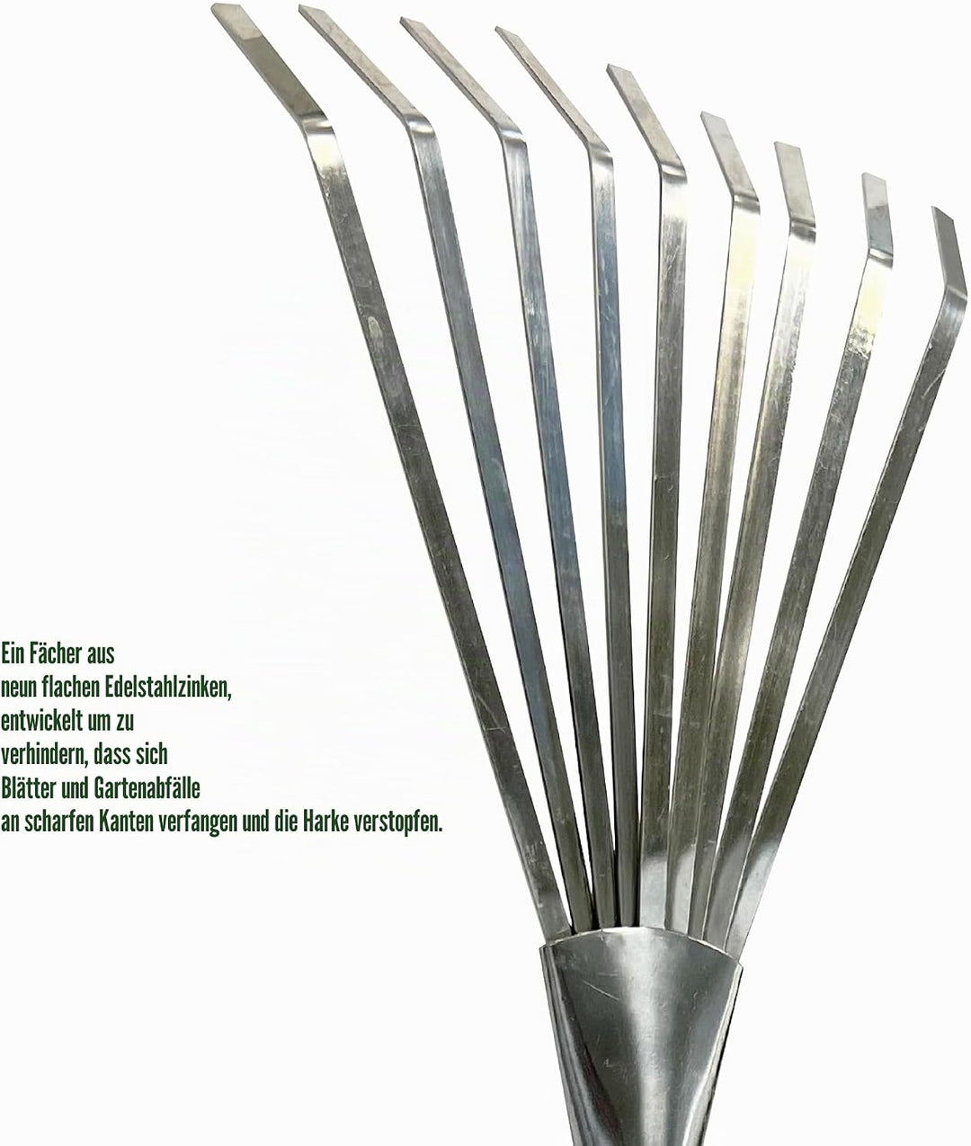 Spear & Jackson 5200KEW Kew Gardens Mini-Beetrechen – Schmaler Handrechen mit Edelstahlzinken, ideal