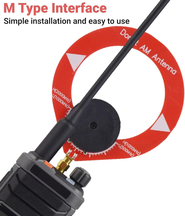 2 Stück Tragbare Donut AM Antenne PCB Mini Loop Antenne für Verbesserten Empfang auf Kurzwellenradio