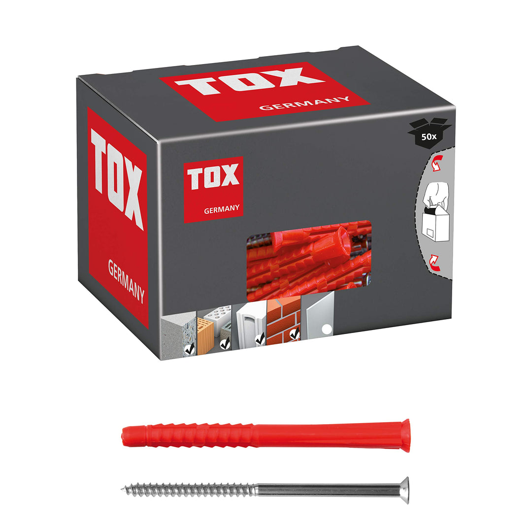 TOX Allzweck - Rahmendübel Constructor 8 x 100 mm, 50 Stück, 022102311 8x100 mm, 8x100 mm