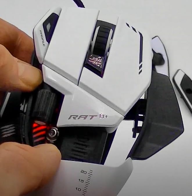 MadCatz R.A.T. 8+ Optical Gaming Mouse, White R.A.T. 8+ White