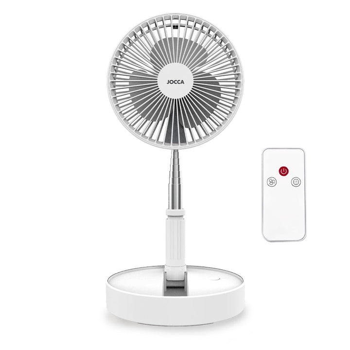 Jocca - Standventilator mit Fernbedienung |Tragbarer Ventilator | 3 Geschwindigkeiten | Höhenverstel