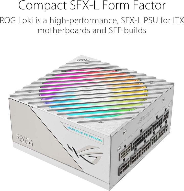 ASUS ROG Loki SFX-L 850W Platinum Netzteil (Vollmodulares Netzteil, 80+ Platinum, Lambda A Zertifizi