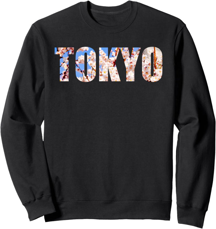 Tokyo Cherry Blossom Flower City Apparel Sweatshirt