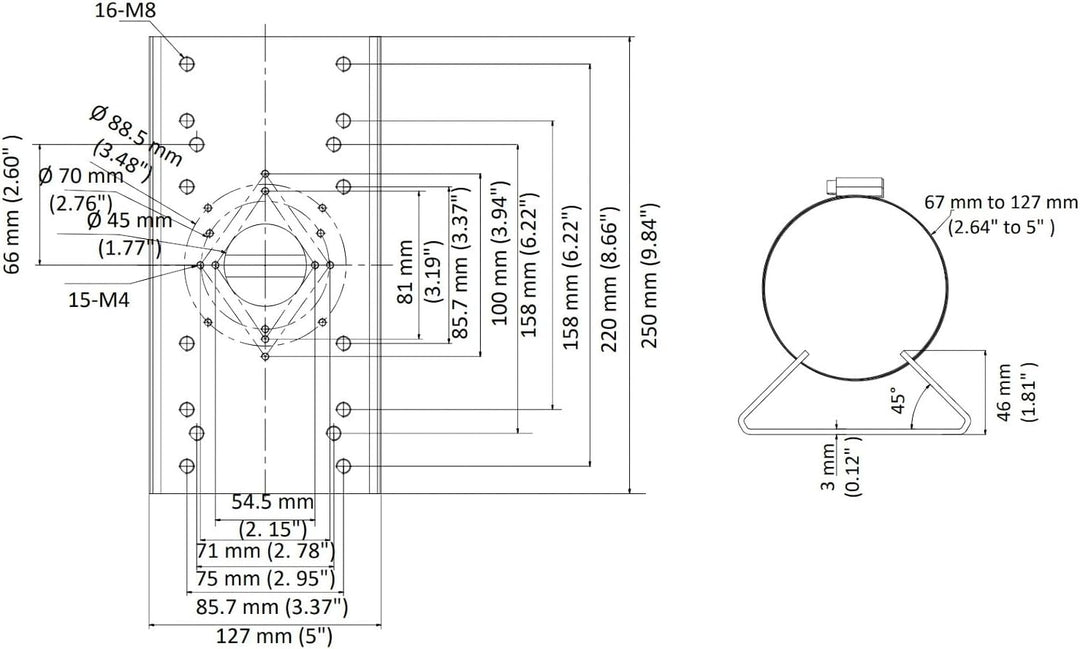Hikvision Digital Technology DS-1275ZJ Security Camera Accessory Mount, 1440p