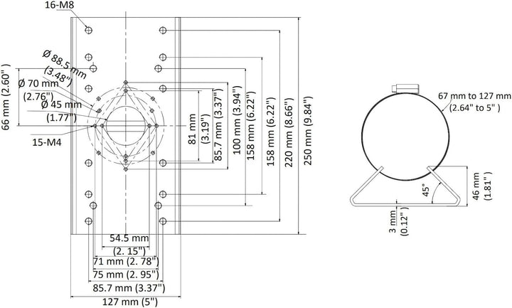 Hikvision Digital Technology DS-1275ZJ Security Camera Accessory Mount, 1440p