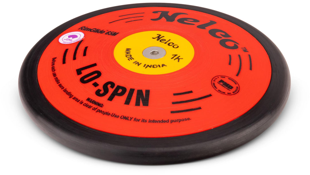 Nelco Wettkampfdiskus Lo Spin RimGlide 65M - 0,75 kg bis 2,00 kg 1,00 kg, 1,00 kg