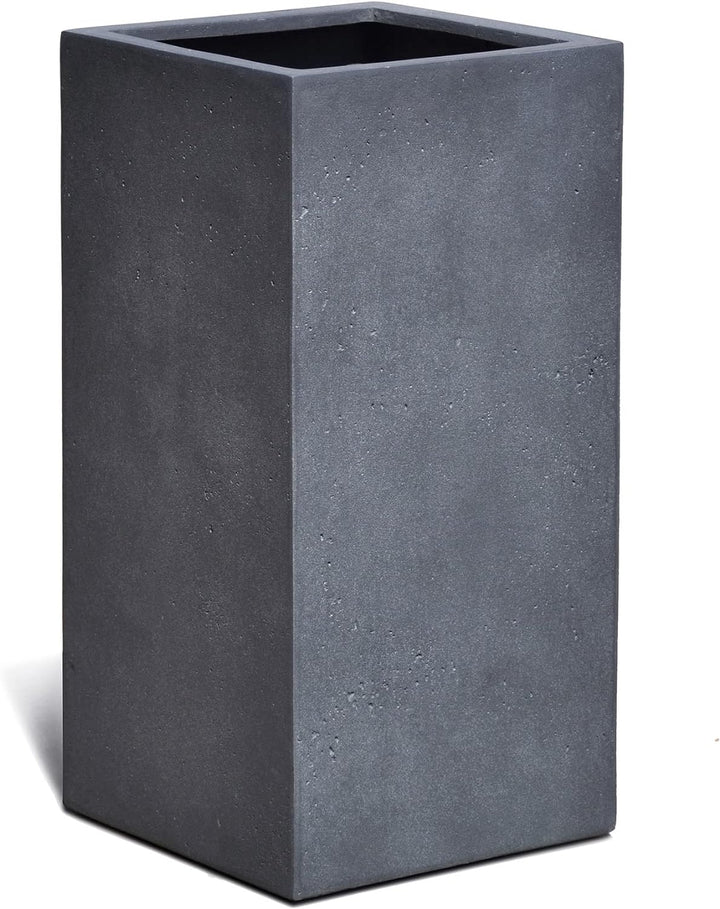 ESCHBACH® Pflanzkübel HIGH Cube 70 Blei Grau Quadratisch * 35 x 35 x 70 cm * 10 Jahre Garantie 35x35