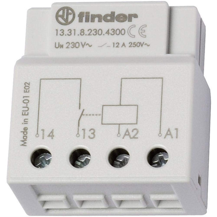 finder Serie 13 Zusatzrelais, 1 Kontakt, 230 V, Wechselstrom