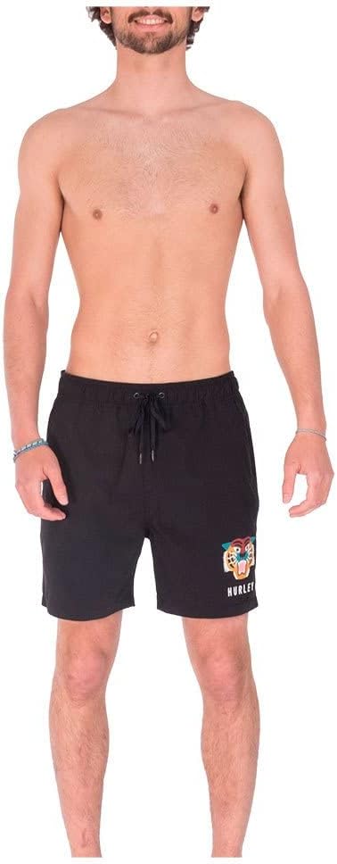 Hurley Herren M Bengal Volley Board-Shorts M Schwarz, M Schwarz