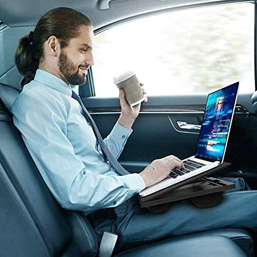 HUANUO Laptopkissen Höhenverstellbar, für max. 15,6" Notebook, Ipad, Tragbarer Laptoptisch für Reise