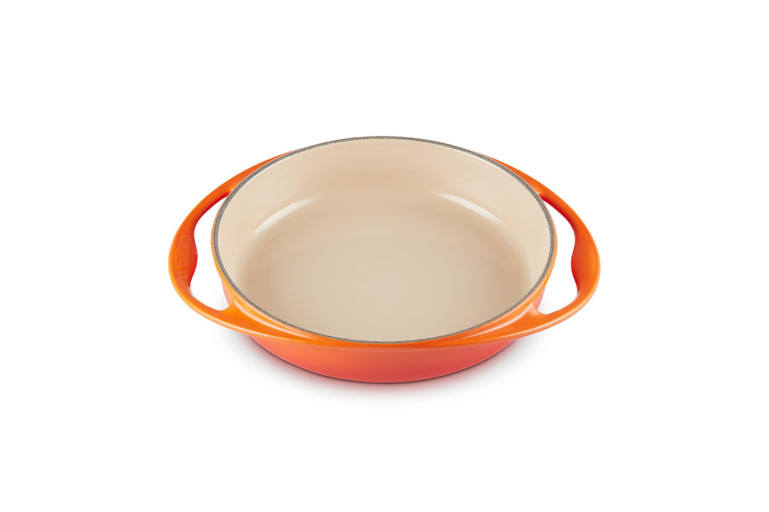 Le Creuset Gusseisen Tatin-Backform, Rund, Ø 25 cm, Für alle Herdarten inkl. Induktion geeignet, 2,1