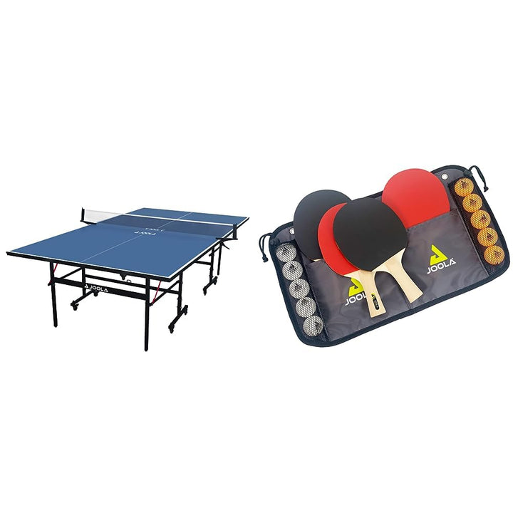 JOOLA Tischtennisplatte Inside 13 Tischtennistisch Indoor klappbares Untergestell – Schneller Aufbau