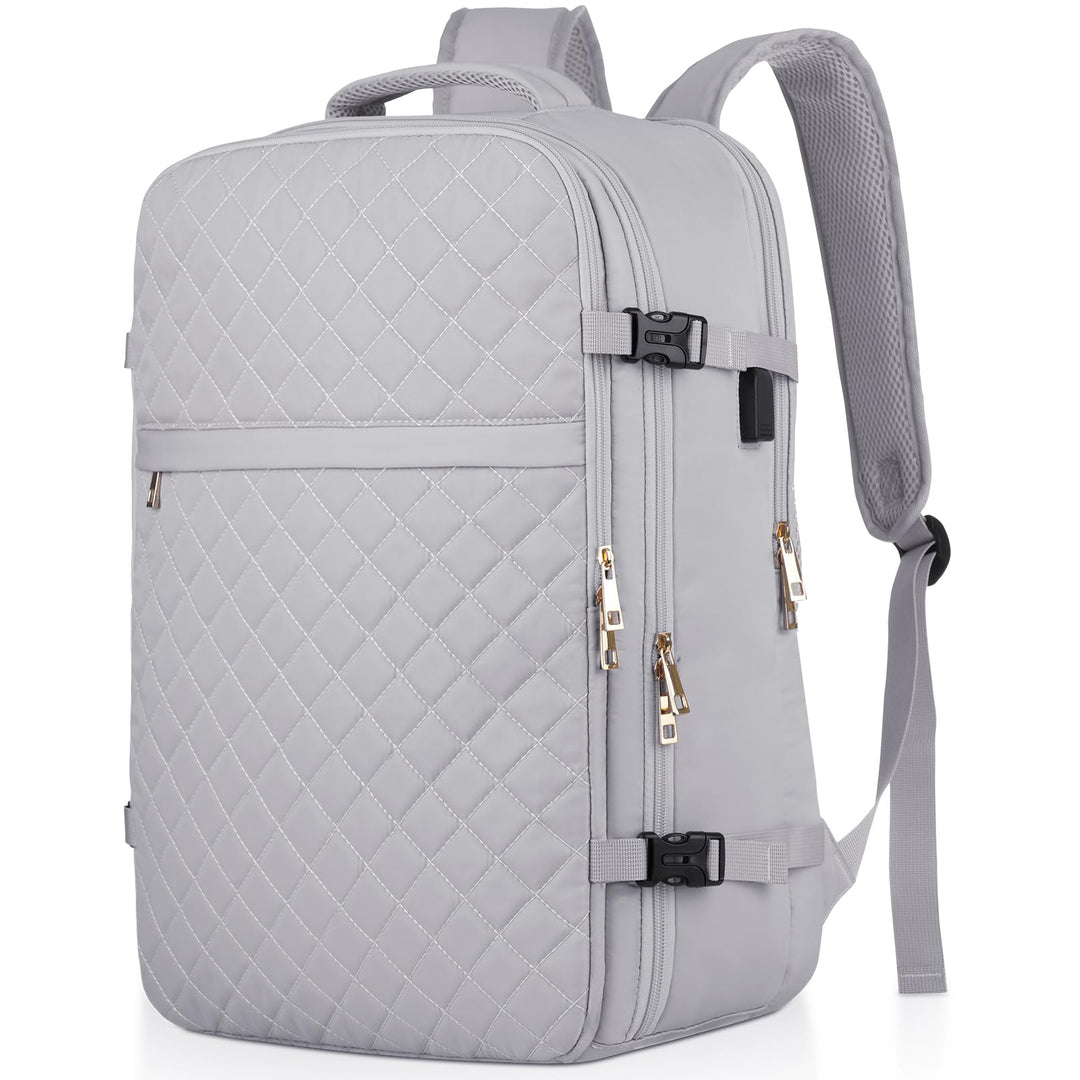 MOMUVO Reiserucksack, Rucksack Handgepäck Flugzeug, Ryanair Handgepäck 46x31x20, mit 17.3 Zoll Lapto