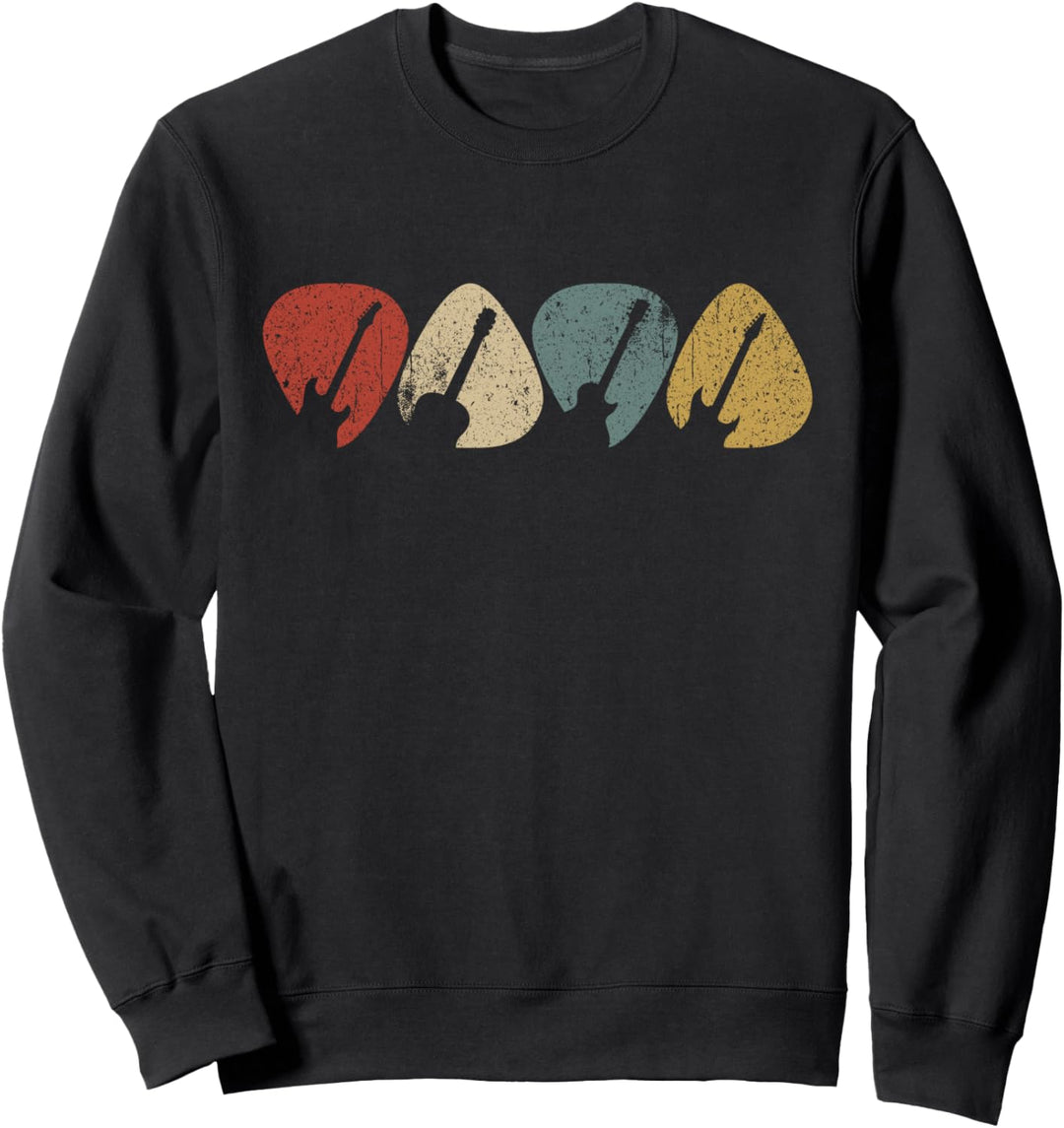 Guitar Plektrum Guitarist Music Lover Guitar Player Sweatshirt