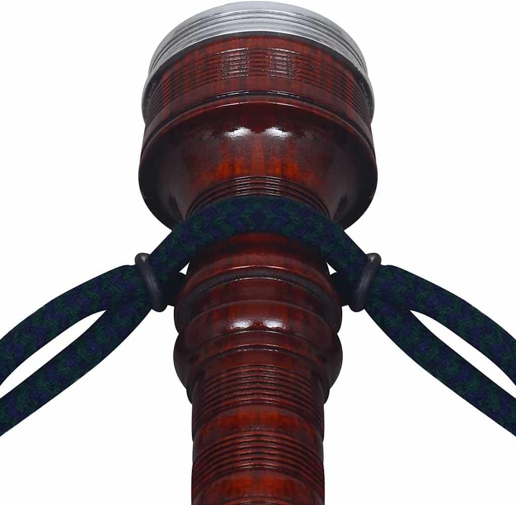 vidaXL Schottischer Grosser Dudelsack Set Hochland Mittelalter Highland Bag Pipe Grün, Grün