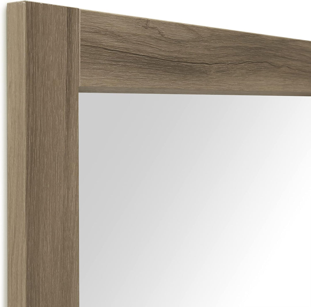 ARHome Wandspiegel, 90 x 60 cm, Rustikale Esche, Spiegel, Made in Italy Rustikale Esche 90x60, Rusti