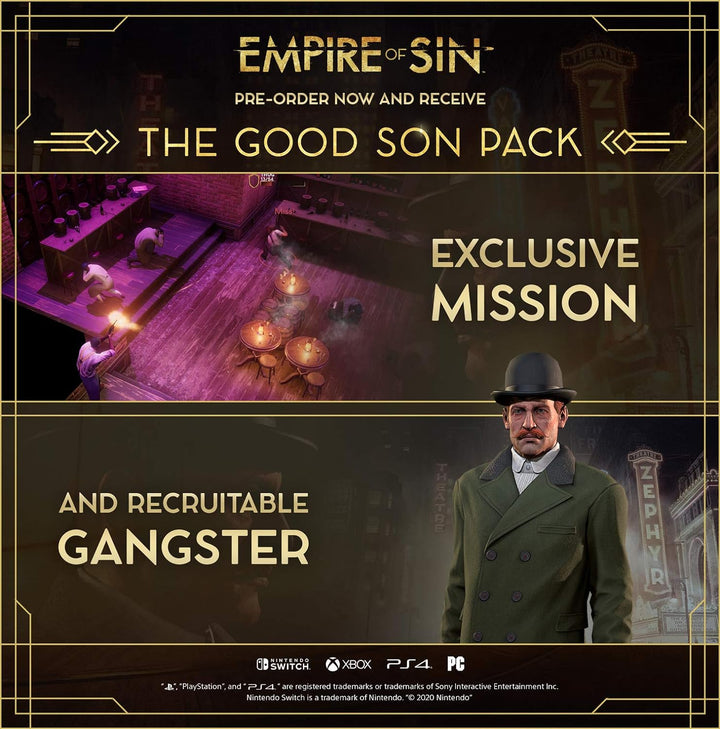 Empire of Sin Day One Edition (Nintendo Switch) Nintendo Switch Day One Edition, Nintendo Switch Day