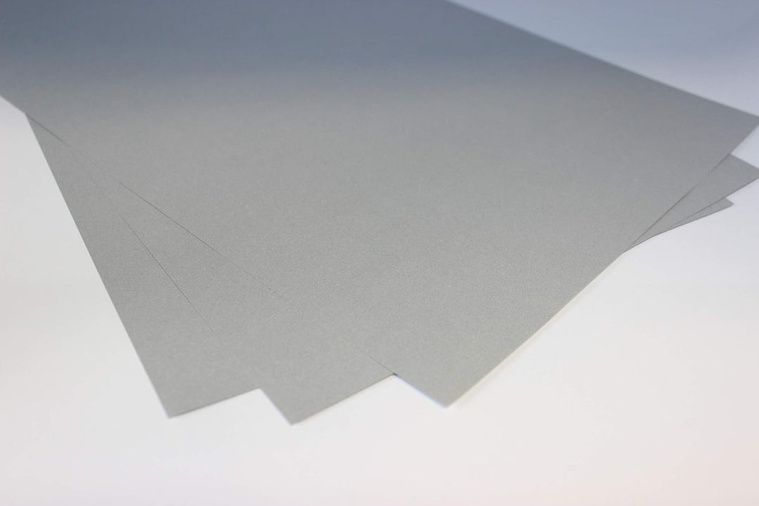 Top Lamination Laminiertechnik Perlmutt-Silber Metallic-Papier 50 Blatt DIN A4 (210 x 297 mm) 120g/m