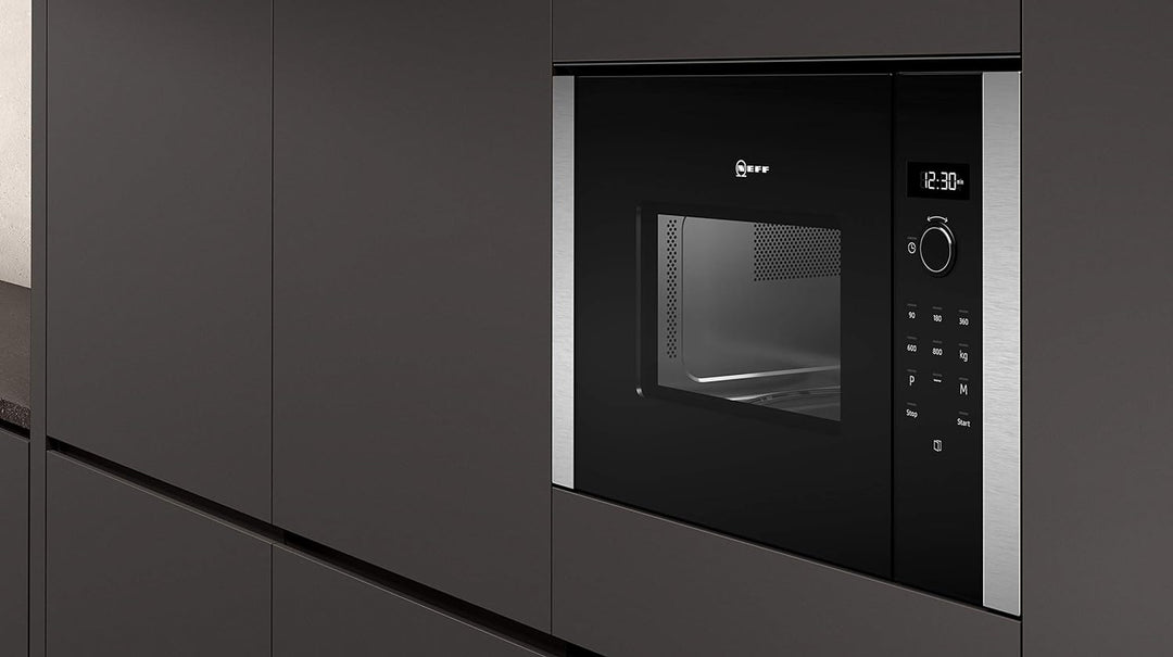 NEFF HLAWD23N0 Einbau-Mikrowelle N50 / 38,2 x 59,4 cm, Schwarz