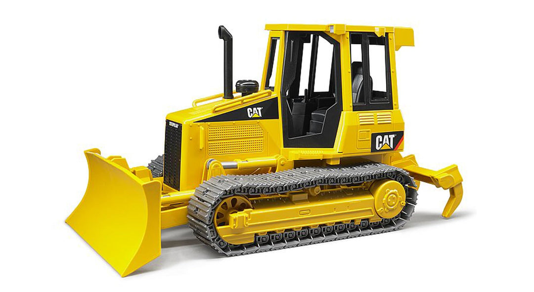 bruder 02443 - Cat Kettendozer inklusive Heckadapter - 1:16 BAU-Fahrzeug Baustelle Baumaschine Plani