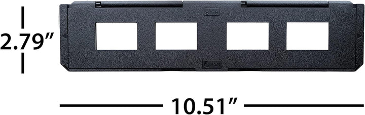 Magnasonic ST01 Folienhalter mit langem Tablett für 35 mm kompatible Filmscanner, hält 4 Folien zur