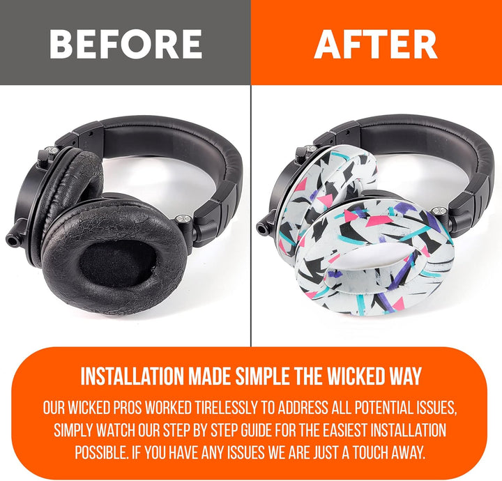 WC PadZ - The Ultimate Upgraded Earpads by Wicked Cushions - Kompatibel mit Audio Technica, HyperX,