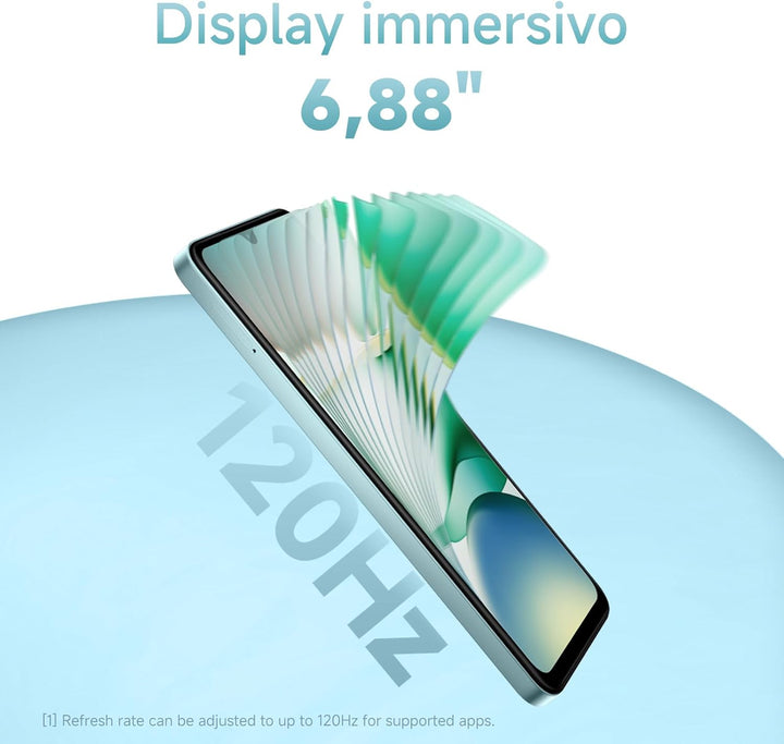 XIAOMI Redmi A5 Smartphone 6,88" 120Hz Display, 128GB+4GB, 32MP AI-Kamera, 5200 mAh Akku, Seiten-Fin