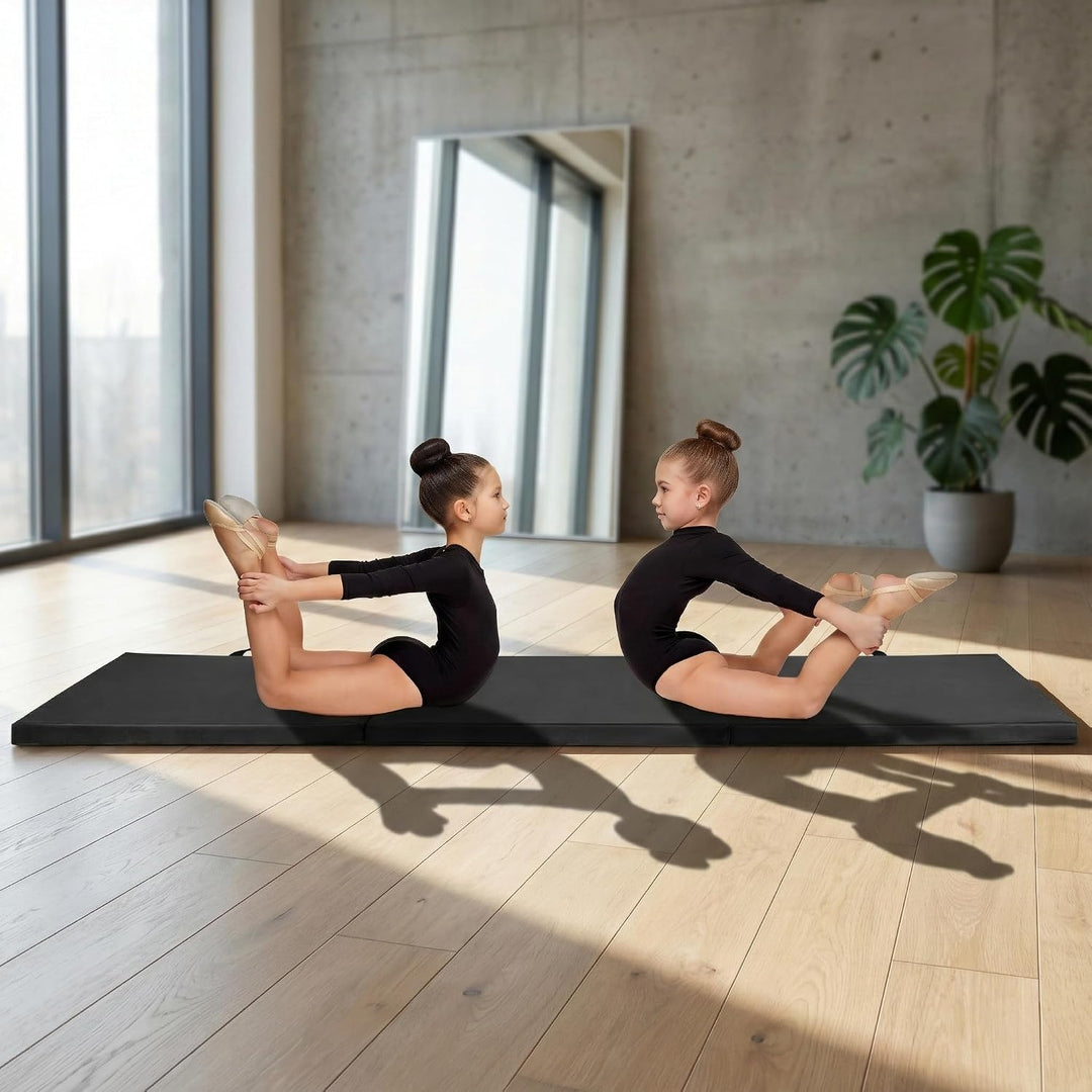 PRETORIANS Klappbare Turnmatte Kinder Erwachsene 180x60x5 cm, Fitnessmatte, Gymnastikmatte dicke 5 c
