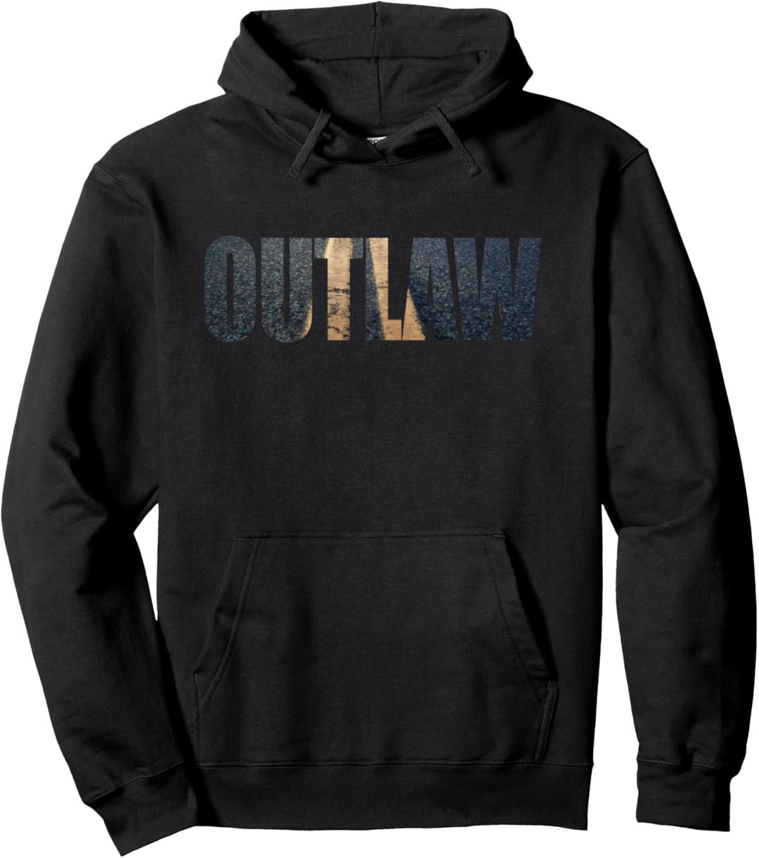 Outlaw Race Street Racing Drag Strip Pullover Hoodie