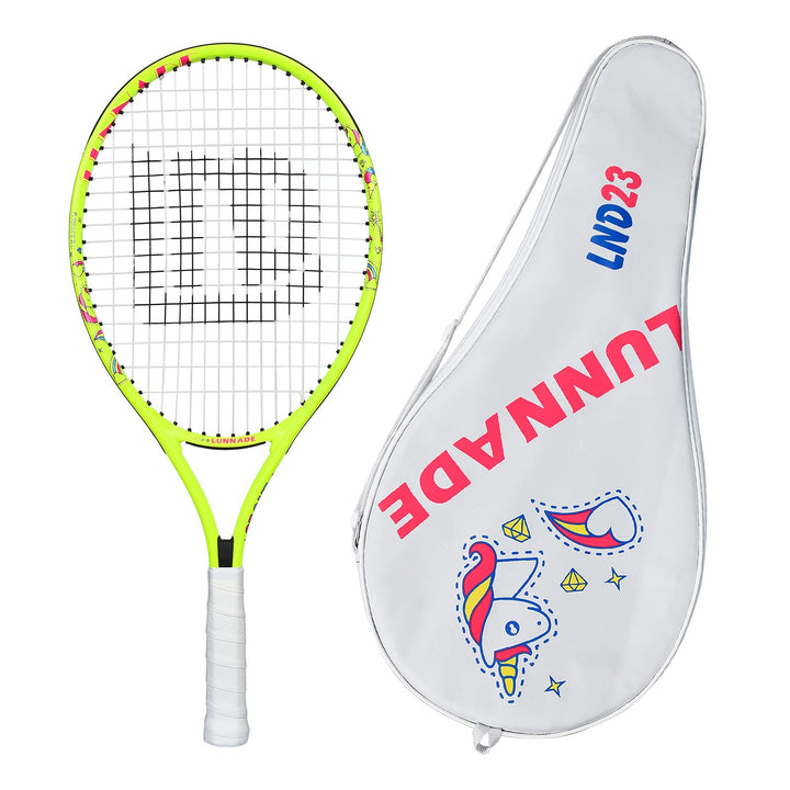 LUNNADE Tennisschläger für Kinder Junior, 19/21/23/25 Zoll Jugend Tennisschläger mit Hülle, geeignet