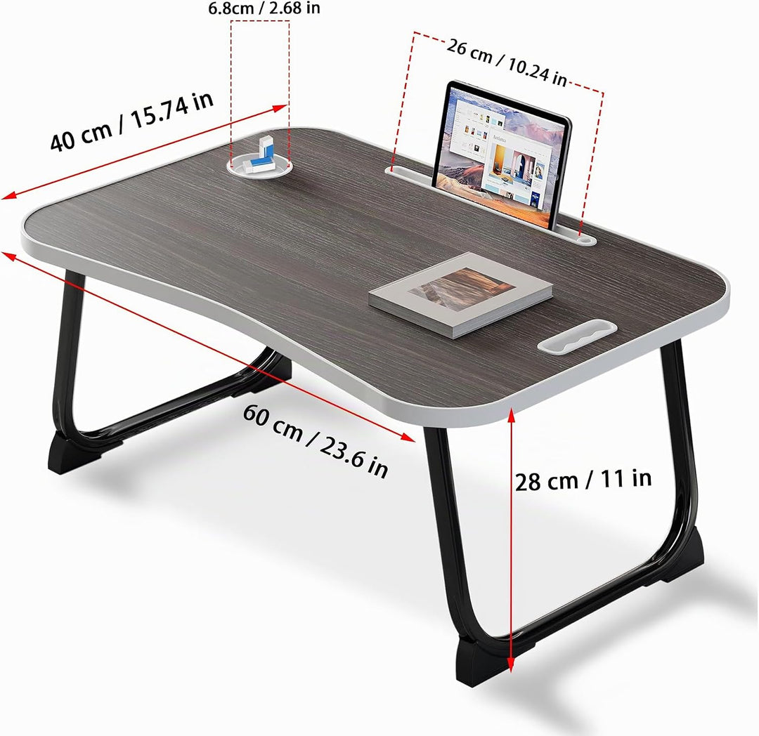 Laptop Bett Tisch, Beinen, tragbarer Frühstückstisch zum Essen, Lesen, Schreiben auf dem Bett, Sofa,