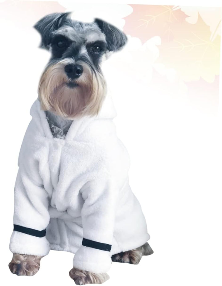 Toddmomy Katzenbademantel mit Kapuze Tier Pyjama Hunde Handtuch Dog Accessories hundehoody Hunderobe