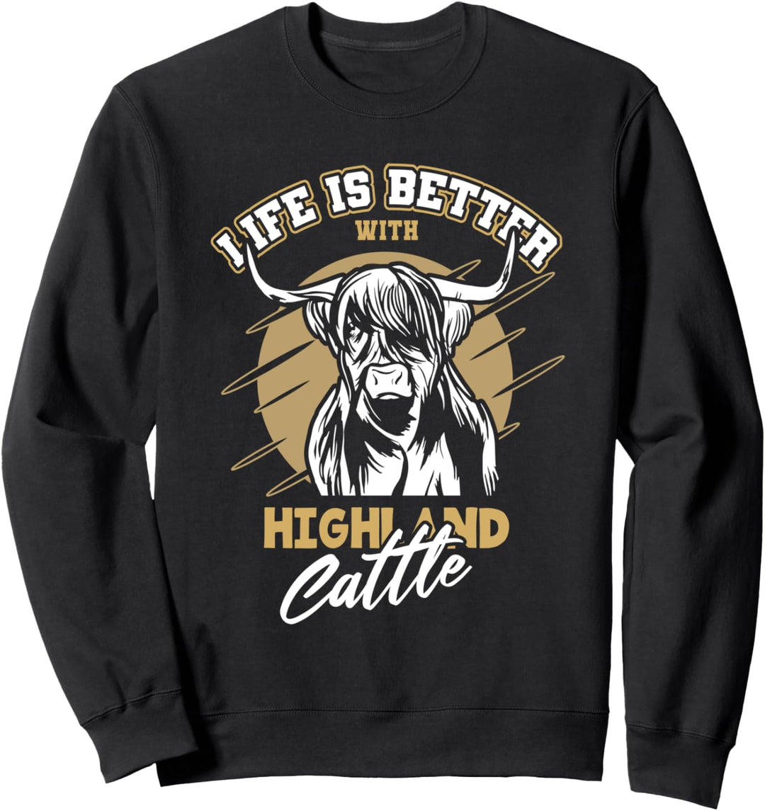 Schottische Hochlandrind Highland Cattle Sweatshirt