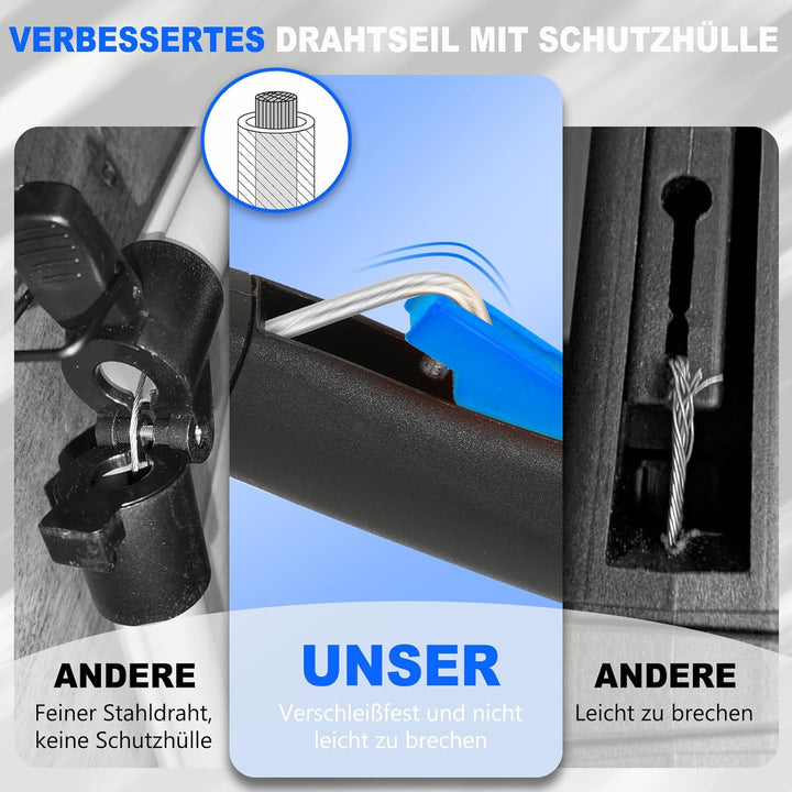 2 Stück 81 cm Greifer für Senioren - Greifzange Müllzange - Drehbar Müllgreifer - Greifer Kinder - V