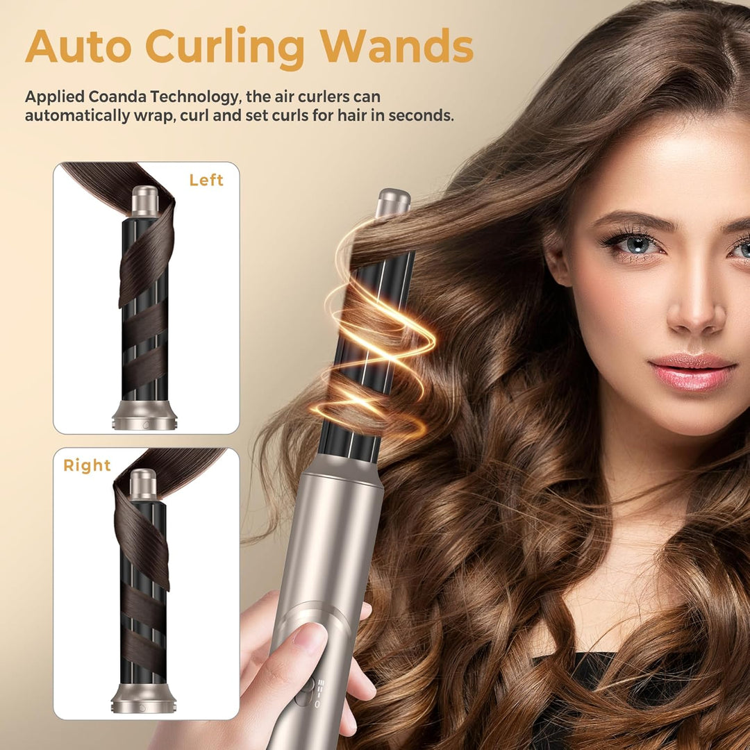 Hairstyler 6 in 1 Air Styler mit Diffusor 6 in 1 Haarstyler Heizbürste Haartrockner Föhn Rundbürsten