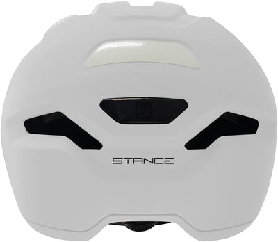 Bollé - Stance Cross, Bike Helmet, Urban Bike Helmet, Mountainbike Helmet, Visor Helmet Weiss M, Wei