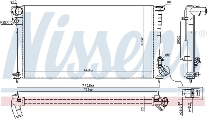 Nissens 61315 Wasserkühler