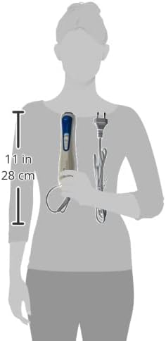 CONCEPT KF-1310mo Warmluftbürste, 2 Aufsätze 20 und 16 mm, blau
