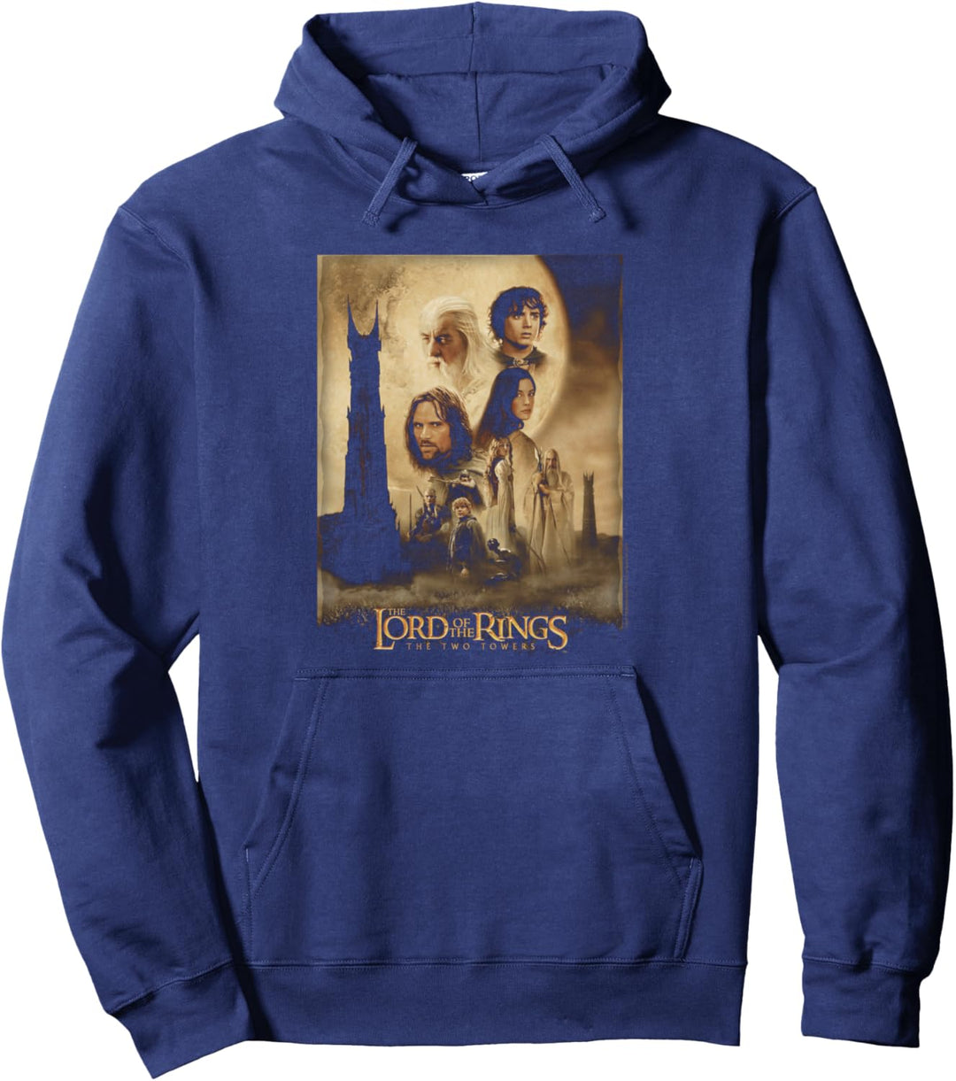 The Lord of the Rings Two Towers Poster Pullover Hoodie