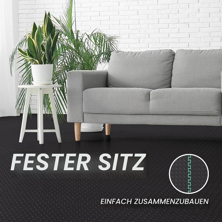 Yes4All 30x30 cm bis zu 3.3 m² Set 12/16/36 Eva Matten Schutzmatten Bodenschutz Bodenfliesen Sportma