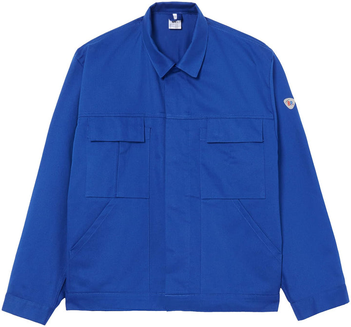 BP Workwear Basic 1485-060-13 Arbeitsjacke - Verdeckte Druckknopfleiste - Reine Baumwolle - Normale