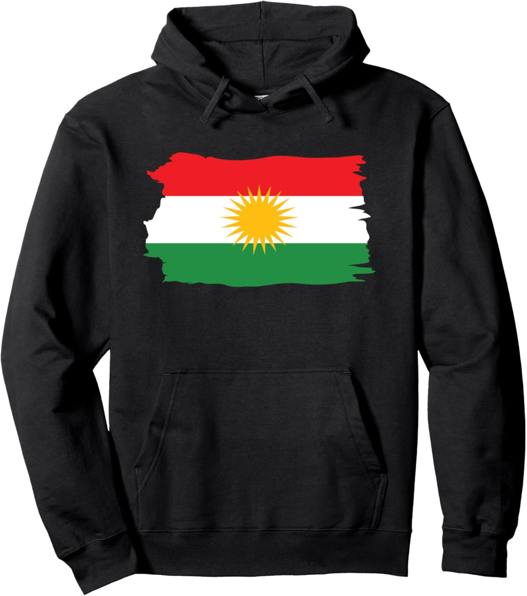Kurdische Flagge Fahne Kurdisch Kurdistan Pullover Hoodie