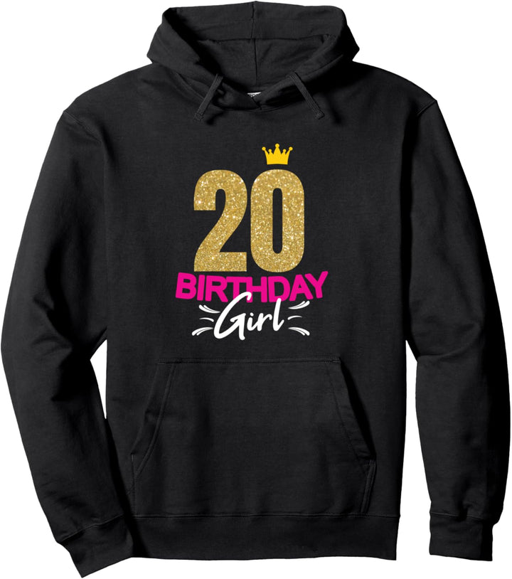 Geburtstag Mädchen Damen 20 Jahre Lustig Spruch Pullover Hoodie