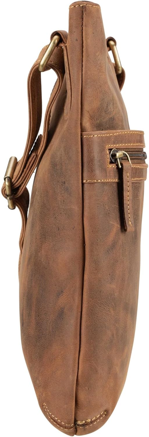 Greenburry Vintage Umhängetasche Leder 25 cm