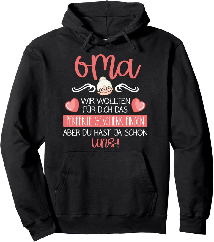 Oma Spruch Lustig von Enkel Grossmutter Pullover Hoodie