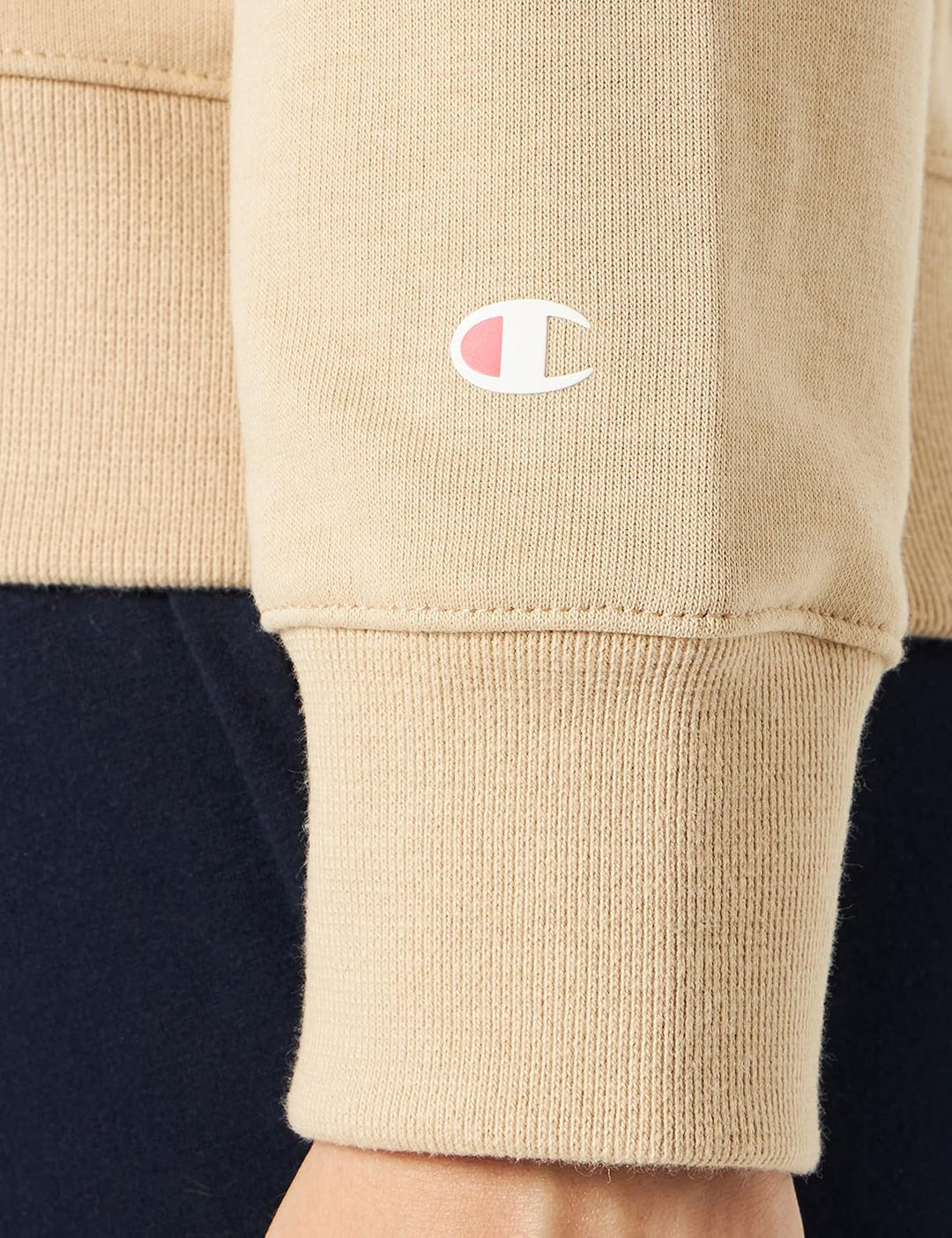 Champion Damen Legacy American Classics Powerblend Terry Small Logo Kapuzenpullover L Braun Taupe, L