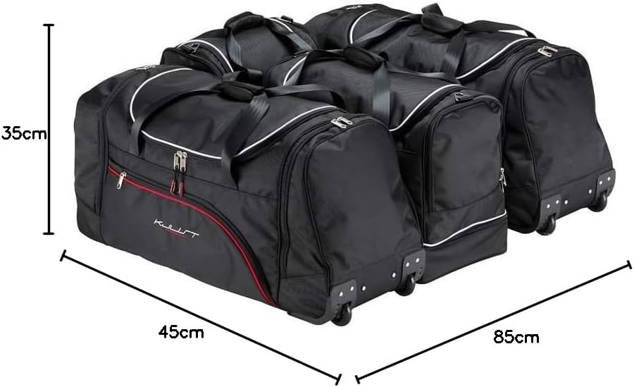 KJUST Dedizierte Reisetaschen 4 STK kompatibel mit VW TIGUAN II 2016+ Car Bags