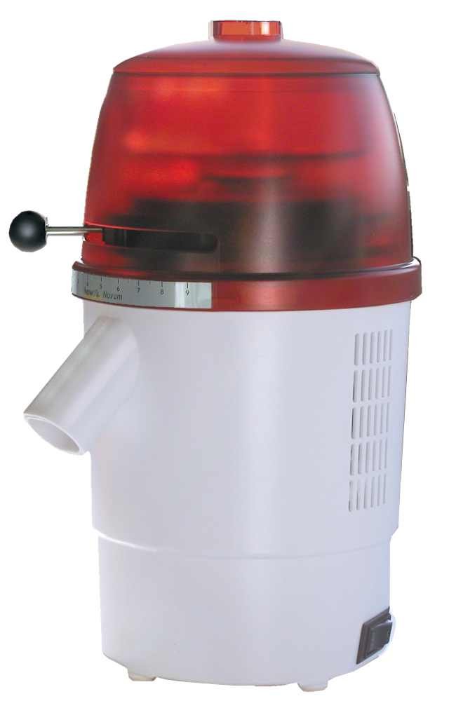 hawos Novum (Farbe: Rot) - Elektrische Getreidemühle mit 360W Leistung in Formschönem Makrolon Kunss